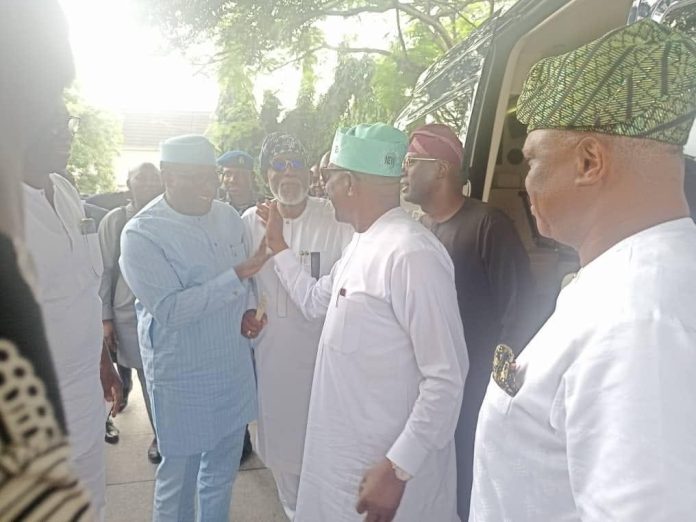 Will Governor Wike dump PDP for APC?  Sanwo-Olu, other APC Govs storm Rivers