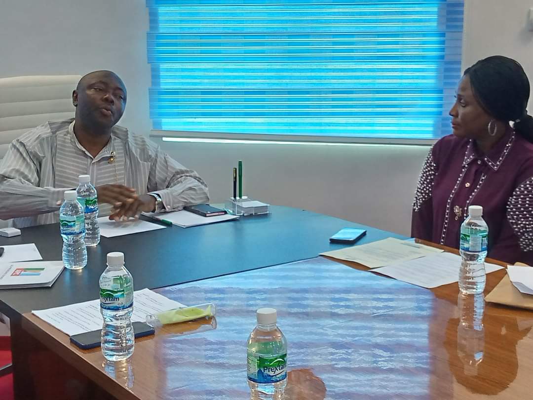 Bayelsa APC Chairman receives in audience the Coordinator APC Professionals women Council Pst Esther Martins