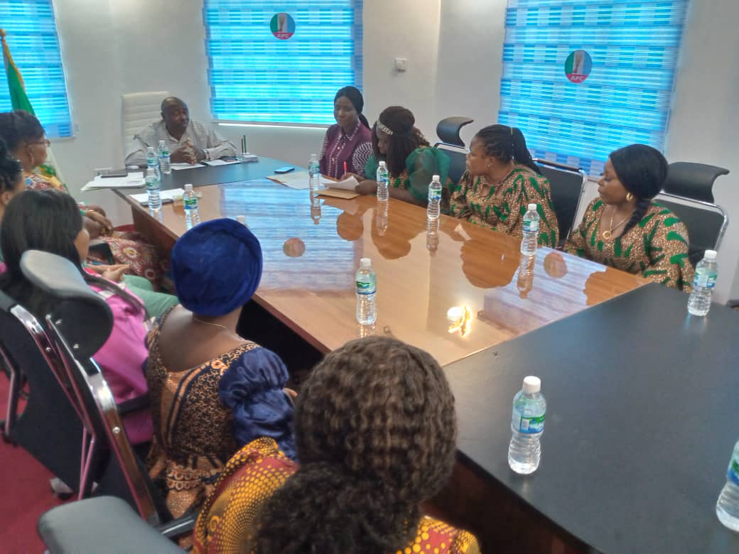 Bayelsa APC Chairman receives in audience the Coordinator APC Professionals women Council Pst Esther Martins