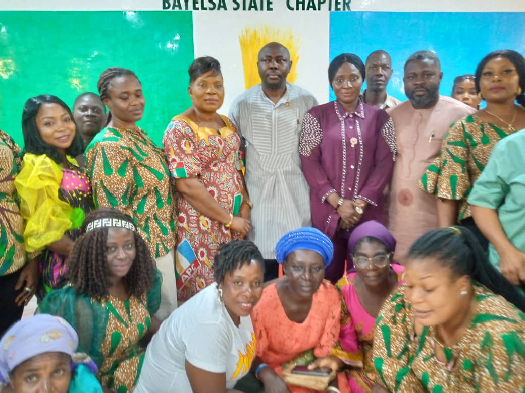 Bayelsa APC Chairman receives in audience the Coordinator APC Professionals women Council Pst Esther Martins