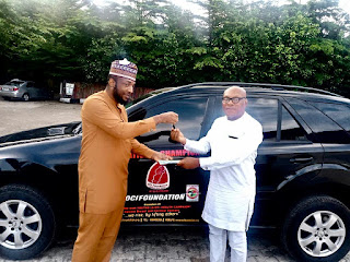 OCI Foundation Rewards Partner, Dr. Epunam With Mercedes SUV