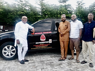 OCI Foundation Rewards Partner, Dr. Epunam With Mercedes SUV