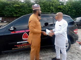 OCI Foundation Rewards Partner, Dr. Epunam With Mercedes SUV