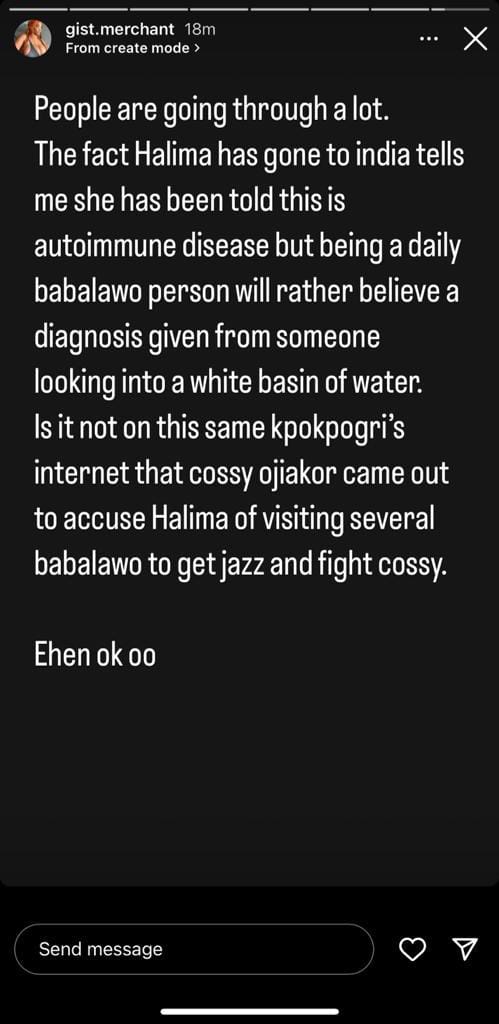 *MISLEADING TALES: Halima Abubakar's Health Condition, Has No Spiritual Link — Medical Expert*