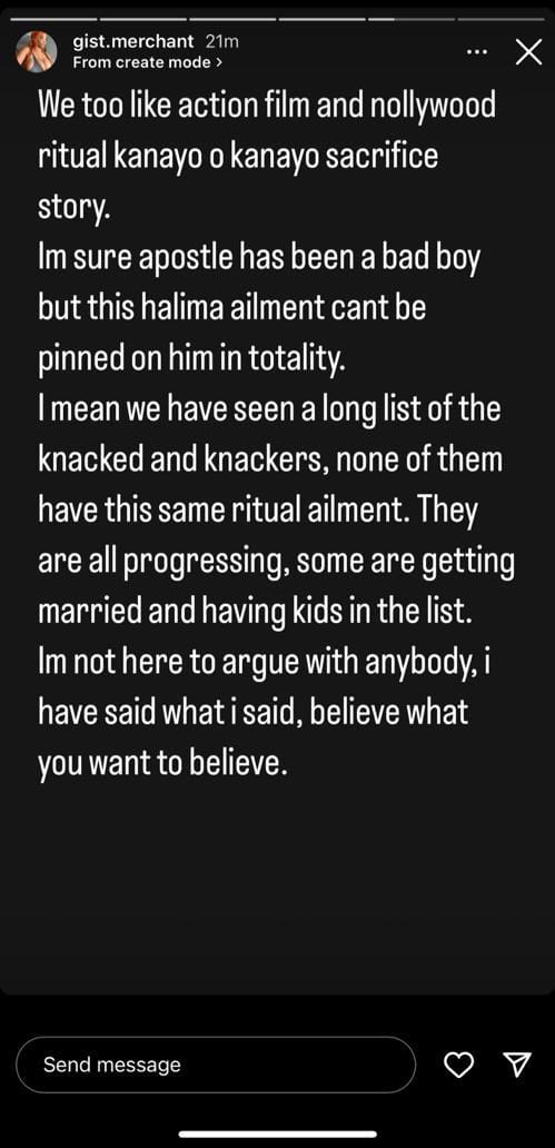 *MISLEADING TALES: Halima Abubakar's Health Condition, Has No Spiritual Link — Medical Expert*