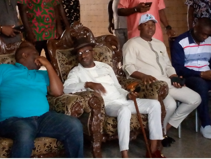 THE FOUNDER AND THE STATE ADVISORY COUNCIL OF THE PASTOR REUBEN INITIATIVE FOR GOOD LEADERSHIP AND ACCOUNTABILITY TODAY PAYS A SOLIDARITY VISIT TO THE COORDINATOR TINUBU SUPPORT GROUP CHIEF EBITIMI AMGBARI.