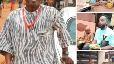 Nkem Owoh popularly called “Osuofia” offered to provide shelter for his Colleague in the Movie Industry, Mr. Kennet who was reportedly homeless