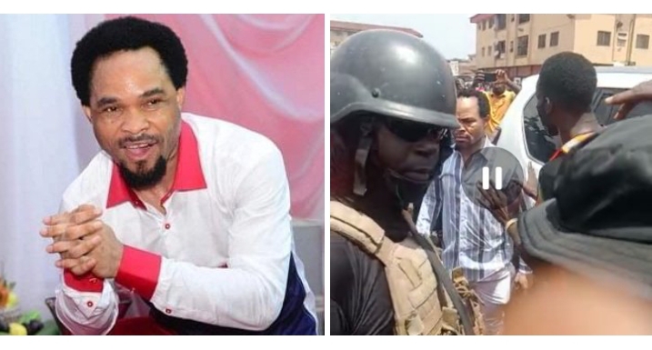 Breaking News: popular  Prophet Odumeje spotted been beating in public ( video)