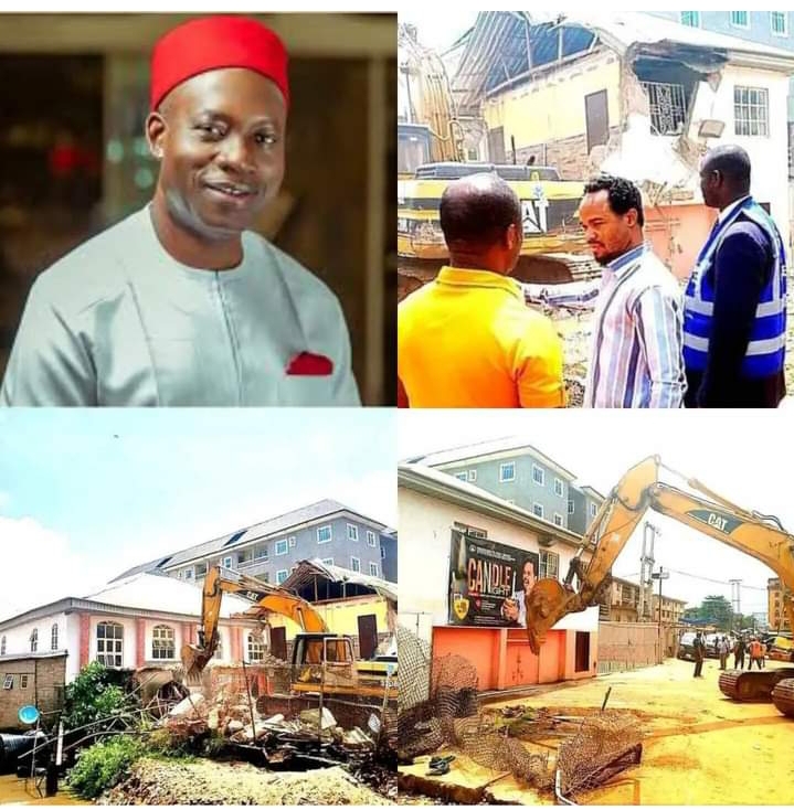 It was built on waterways- Gov Soludo speaks on demolition of Odumeje's church
