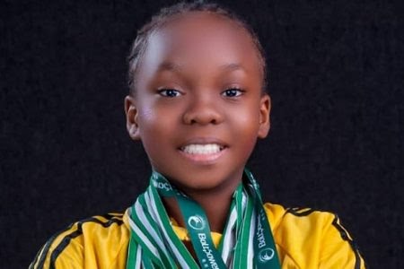 Minister Dare Commends Gymnast, Stephanie Onusiriuka For Gold Feat