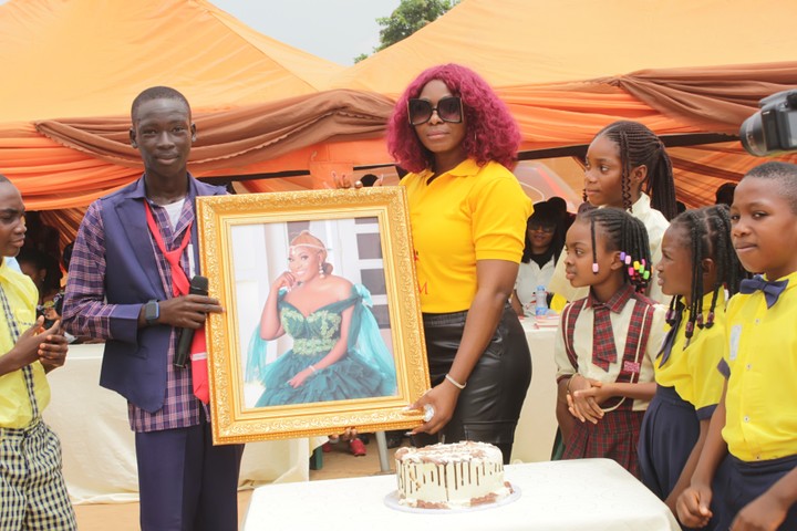 Vivian Lam Marks Birthday Amidst Fanfare With Abuja Primary, Secondary School Students