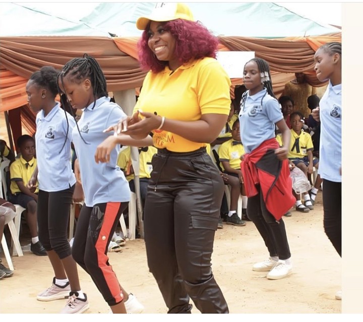 Vivian Lam Marks Birthday Amidst Fanfare With Abuja Primary, Secondary School Students