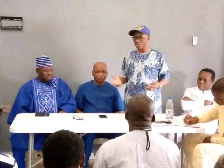 PASTOR REUBEN WILSON THE SOUTH SOUTH COORDINATOR OF THE ASIWAJU GROUP AND THE FOUNDER OF THE PASTOR REUBEN INITIATIVE FOR GOOD LEADERSHIP AND ACCOUNTABILITY PLAYED HOST TO RIVERS STATE AND MEETS WITH THE CHAIRMAN AND MEMBERS OF THE BOARD OF TRUSTEES RIVERS STATE PROGRESSIVES FOUNDATION(RPF) HON. DR. SOKONTE DAVIES ON FRIDAY 19TH AUGUST, 2022