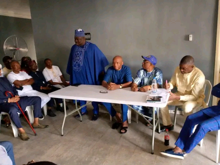 PASTOR REUBEN WILSON THE SOUTH SOUTH COORDINATOR OF THE ASIWAJU GROUP AND THE FOUNDER OF THE PASTOR REUBEN INITIATIVE FOR GOOD LEADERSHIP AND ACCOUNTABILITY PLAYED HOST TO RIVERS STATE AND MEETS WITH THE CHAIRMAN AND MEMBERS OF THE BOARD OF TRUSTEES RIVERS STATE PROGRESSIVES FOUNDATION(RPF) HON. DR. SOKONTE DAVIES ON FRIDAY 19TH AUGUST, 2022