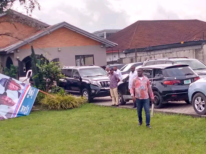 PASTOR REUBEN WILSON THE SOUTH SOUTH COORDINATOR OF THE ASIWAJU GROUP AND THE FOUNDER OF THE PASTOR REUBEN INITIATIVE FOR GOOD LEADERSHIP AND ACCOUNTABILITY PLAYED HOST TO RIVERS STATE AND MEETS WITH THE CHAIRMAN AND MEMBERS OF THE BOARD OF TRUSTEES RIVERS STATE PROGRESSIVES FOUNDATION(RPF) HON. DR. SOKONTE DAVIES ON FRIDAY 19TH AUGUST, 2022