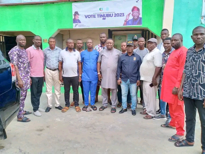 Epie Atissa Young People for APC visits the newly Appointed South South Coordinator of the Asiwaju Group and Founder Pastor Reuben Initiative For Good Leadership And Accountability Chief Pastor Reuben Wilson.