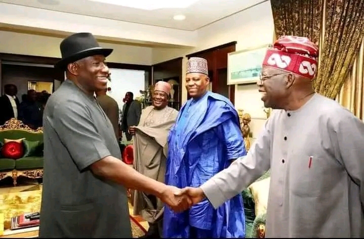 Tinubu Meets Jonathan, seeks collaboration over 2023