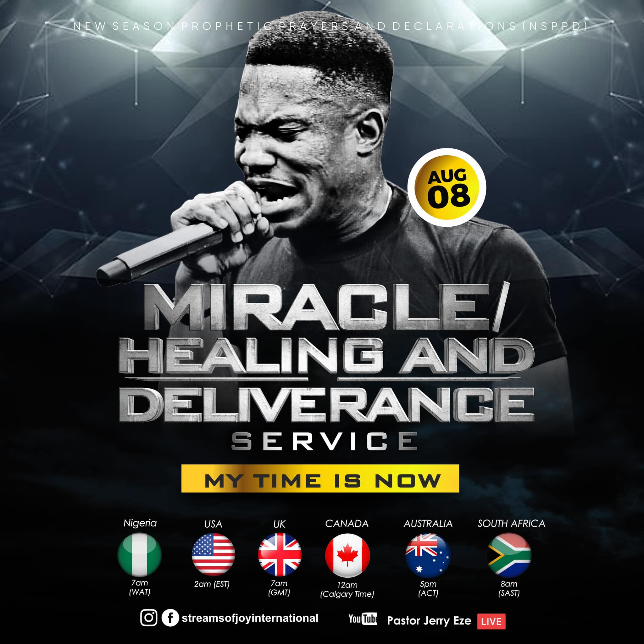 NSPPD Live August 8th 2022 Miracle Service