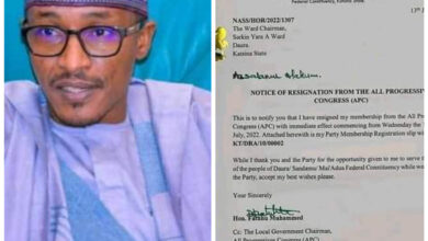 President Buhari’s nephew dumps APC after losing re-election ticket