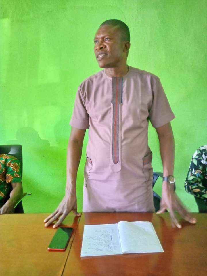 LOCAL GOVERNMENT COORDINATORS OF THE PASTOR REUBEN INITIATIVE SUBMITS MID-TERM REPORT AS DG DR. SOLOMON DAVID APPRAISED LGA COORDINATORS, OTHER EXECUTIVES AT THE INITIATIVE'S HEADQUARTERS IN YENAGOA