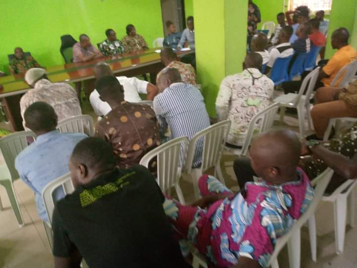 LOCAL GOVERNMENT COORDINATORS OF THE PASTOR REUBEN INITIATIVE SUBMITS MID-TERM REPORT AS DG DR. SOLOMON DAVID APPRAISED LGA COORDINATORS, OTHER EXECUTIVES AT THE INITIATIVE'S HEADQUARTERS IN YENAGOA