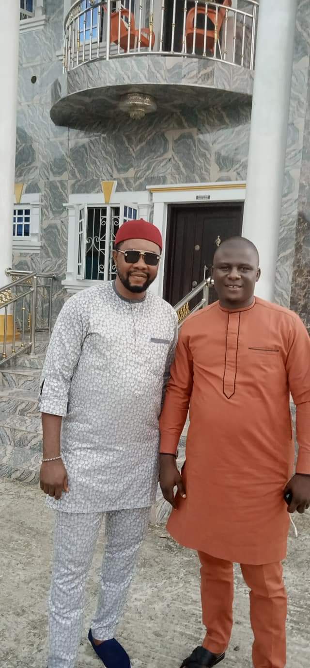 Barakumo felicitates with the South South Coordinator Ohaeneze Ndigbo youth wing Chief Chinedu Arthur