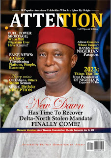 Delta North Senatorial Candidate Ned Nwoko Adorns Cover Page Of Attention Magazine