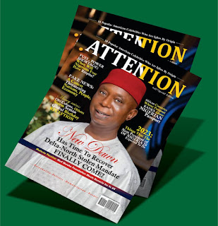 Delta North Senatorial Candidate Ned Nwoko Adorns Cover Page Of Attention Magazine