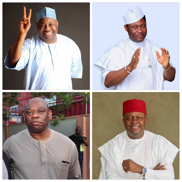Dele Momodu, Kola Abiola, Jack-Rich, , Valentine Ozigbo For Democracy Heroes Award