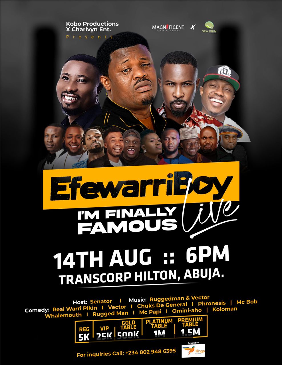 Efe Warri Boy To Thrill Abuja With "I'm Finally Famous" Live