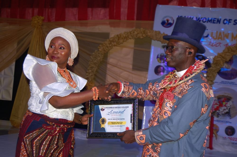 Pst Esther Saiyou Martins Bags Most Impactful Woman of the year awards 2022