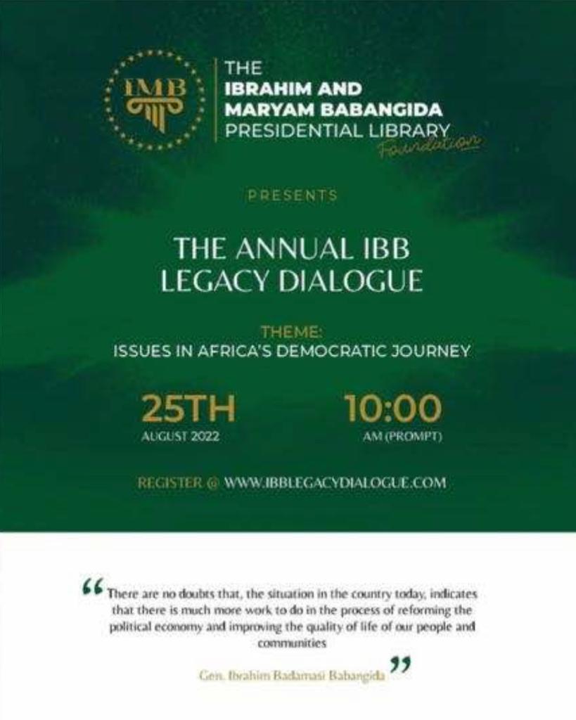 Adaora Onyechere To Feature As Panelist At IBB Annual Legacy Dialogue*