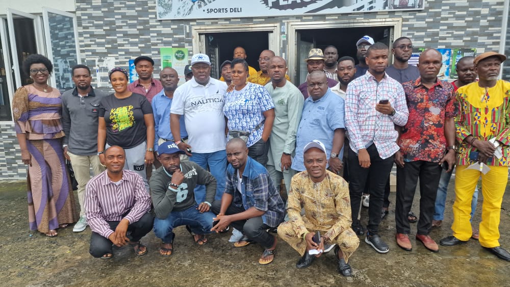 Tinubu Coordinator South South Pastor Reuben sail through the river to get support for Bola Tinubu