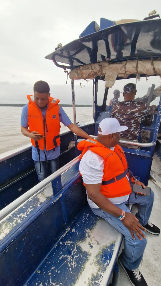 Tinubu Coordinator South South Pastor Reuben sail through the river to get support for Bola Tinubu