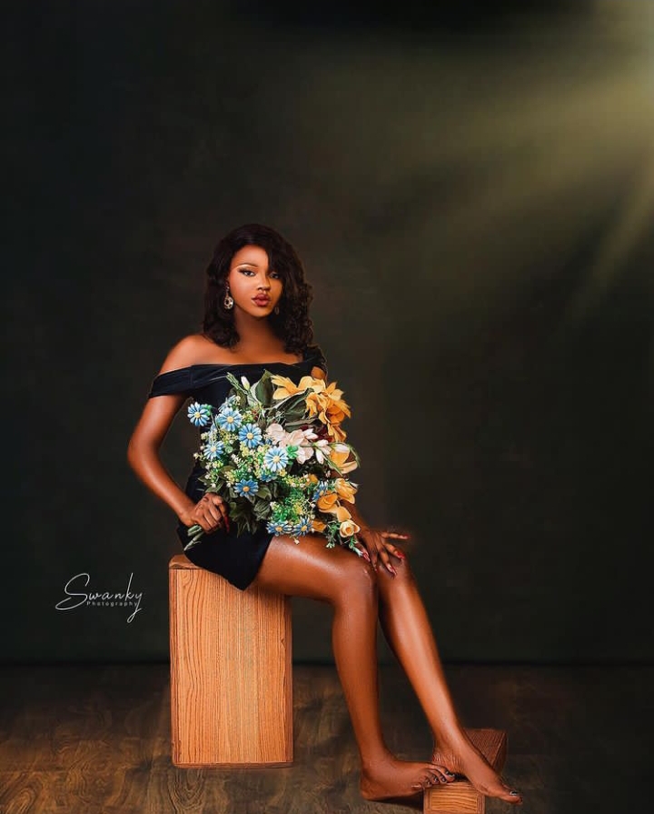 See the winner of the last Miss Nollywood Beauty Pageant 2021/22 Karina Simon