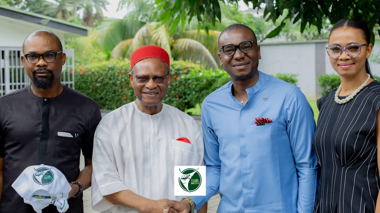 Emeka Anyaoku Endorses 'Nigeria Youth Decide' As Dr Odims Leads Delegation
