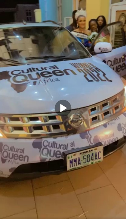 Daniel Precious Emerges Winner Cultural Queen Africa, Gets Exotic Car (Photos)