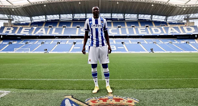 Super Eagles striker Sadiq Umar joins Real Sociedad for €20m