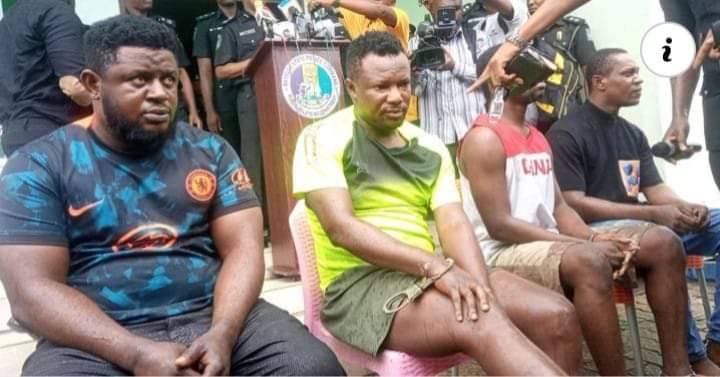 BREAKING: KIGNAP KINGPIN JOHN EWA PARADED IN YENAGOA TODAY