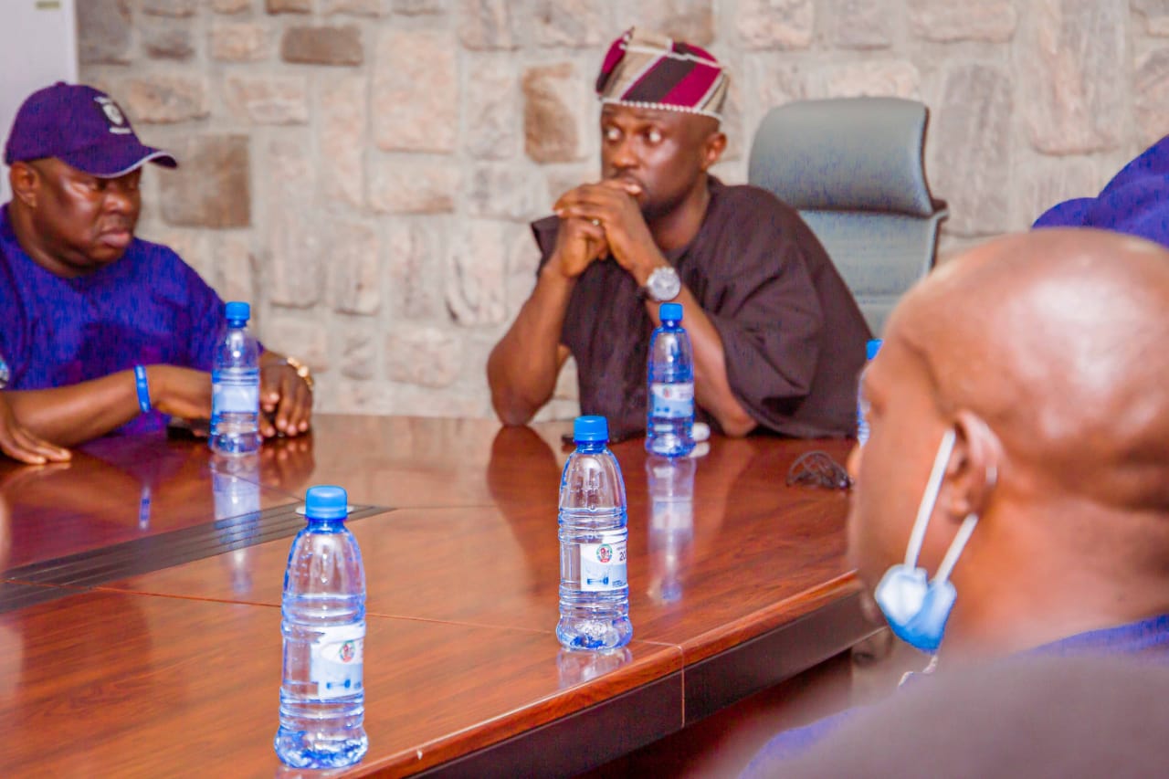 CHIEF PASTOR REUBEN MEETS WITH THE NATIONAL COORDINATOR OF THE CITY BOY PROJECT IN THE OFFICE OF THE FIRST SON OF BOLA AHMED TINUBU IN ABUJA.