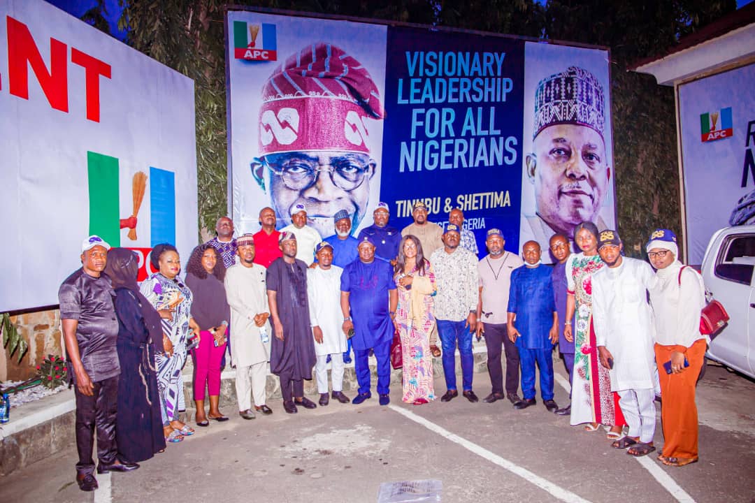 CHIEF PASTOR REUBEN MEETS WITH THE NATIONAL COORDINATOR OF THE CITY BOY PROJECT IN THE OFFICE OF THE FIRST SON OF BOLA AHMED TINUBU IN ABUJA.