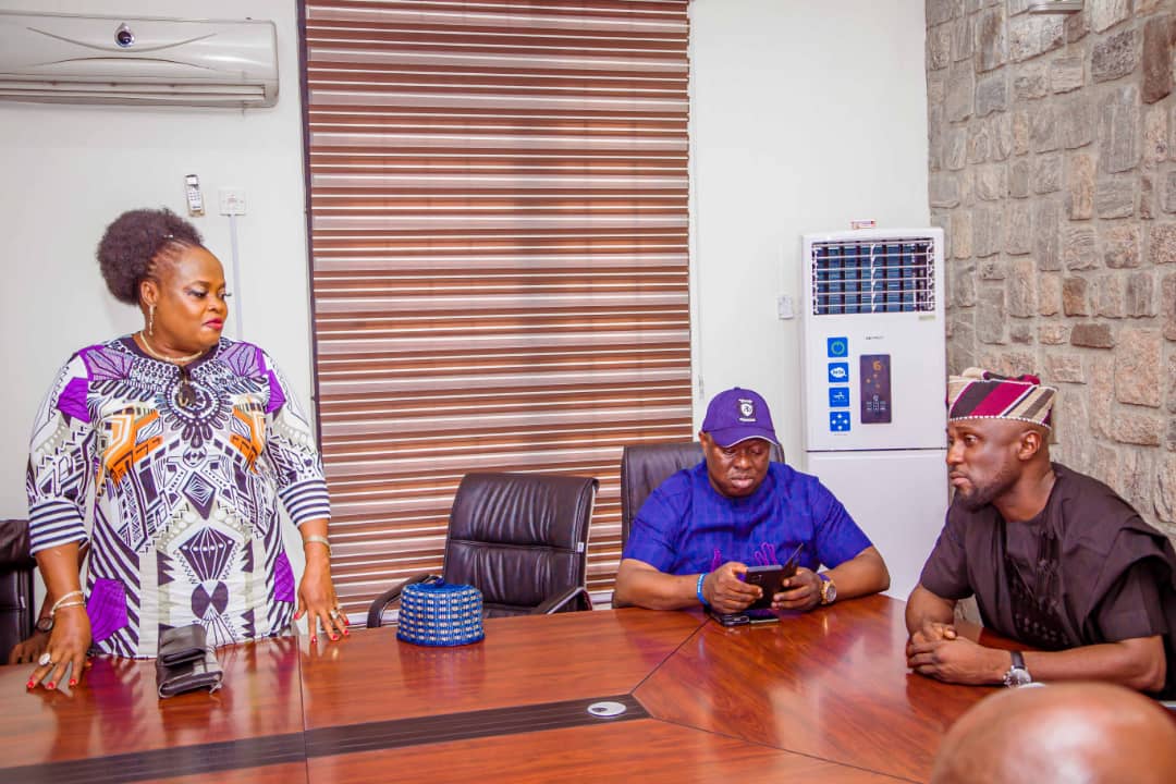 CHIEF PASTOR REUBEN MEETS WITH THE NATIONAL COORDINATOR OF THE CITY BOY PROJECT IN THE OFFICE OF THE FIRST SON OF BOLA AHMED TINUBU IN ABUJA.