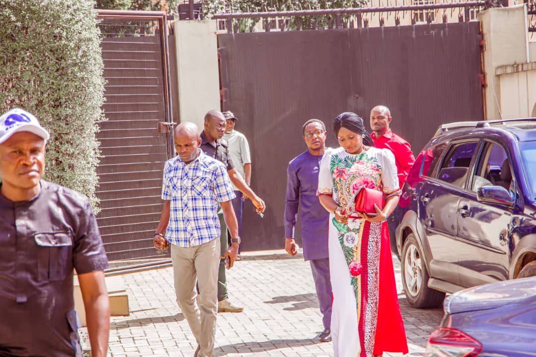 CHIEF PASTOR REUBEN MEETS WITH THE NATIONAL COORDINATOR OF THE CITY BOY PROJECT IN THE OFFICE OF THE FIRST SON OF BOLA AHMED TINUBU IN ABUJA.