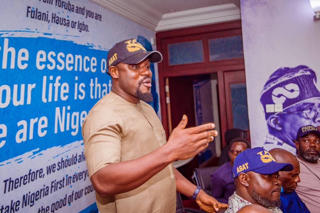 CHIEF PASTOR REUBEN MEETS WITH THE NATIONAL COORDINATOR OF THE CITY BOY PROJECT IN THE OFFICE OF THE FIRST SON OF BOLA AHMED TINUBU IN ABUJA.