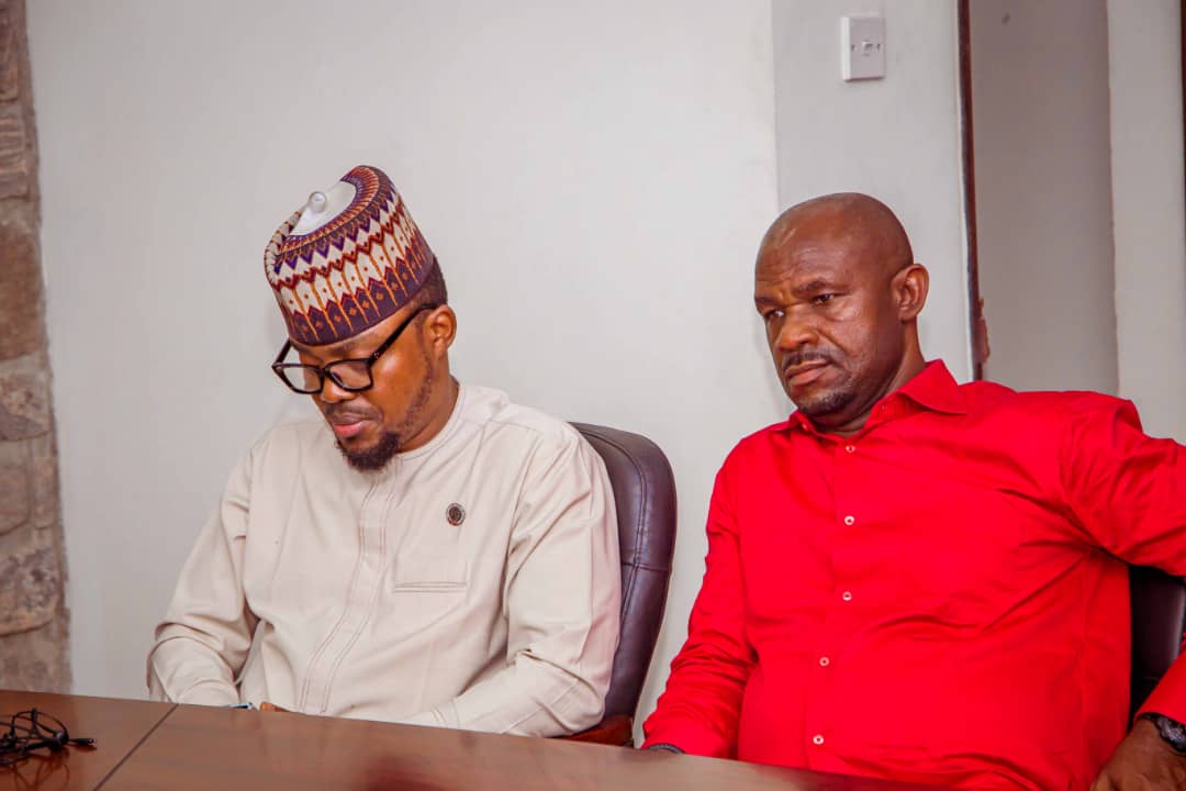 CHIEF PASTOR REUBEN MEETS WITH THE NATIONAL COORDINATOR OF THE CITY BOY PROJECT IN THE OFFICE OF THE FIRST SON OF BOLA AHMED TINUBU IN ABUJA.