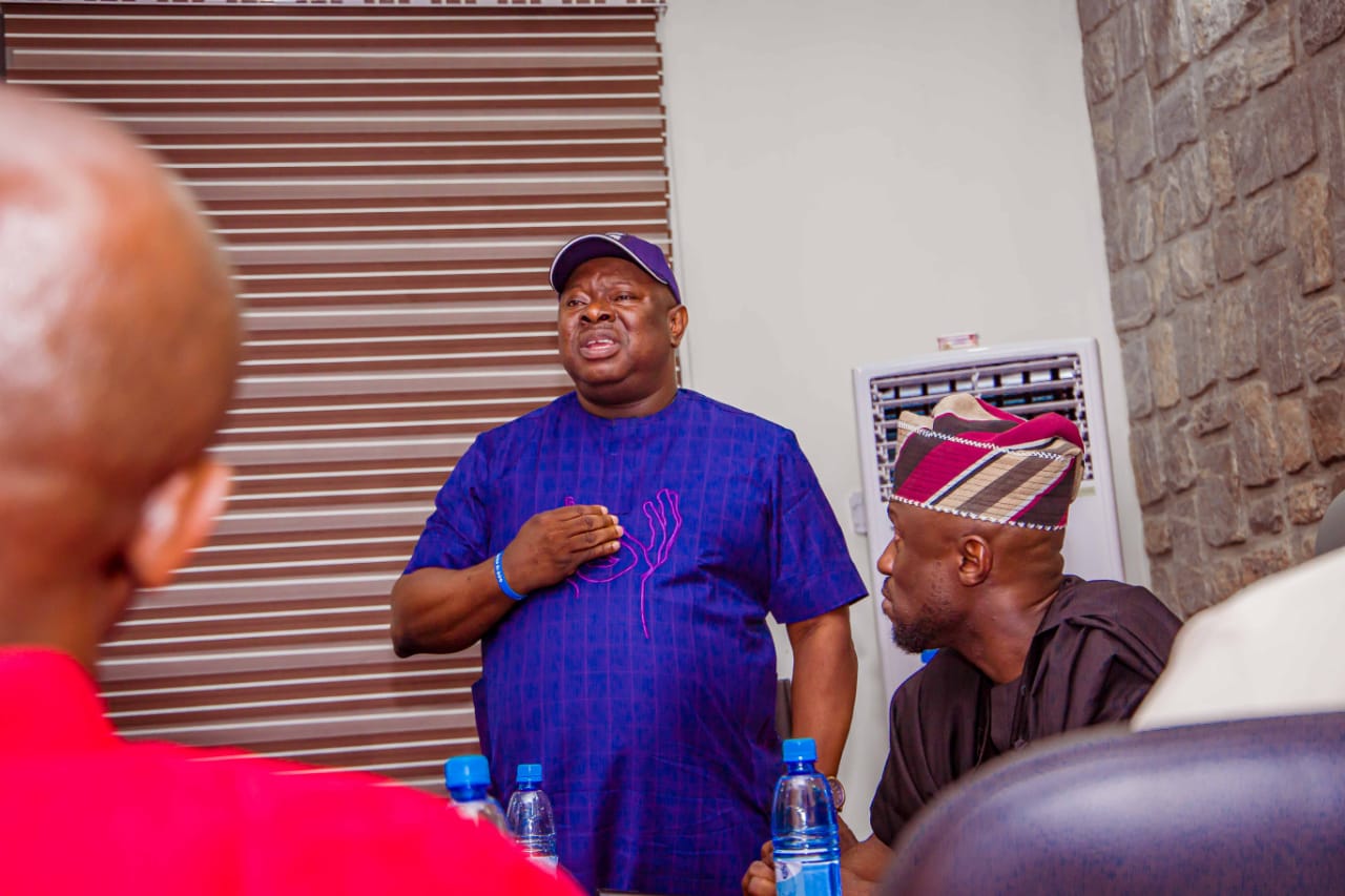 CHIEF PASTOR REUBEN MEETS WITH THE NATIONAL COORDINATOR OF THE CITY BOY PROJECT IN THE OFFICE OF THE FIRST SON OF BOLA AHMED TINUBU IN ABUJA.