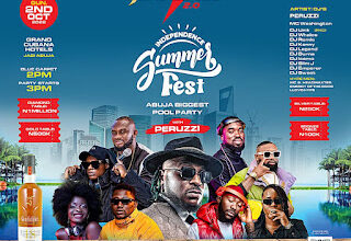 AMPLIFIED 2.0: Peruzzi, Others Set For Abuja Mother Of All Pool Parties Oct 2