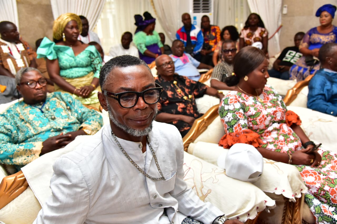 The Olu of Warri ,His Majesty Ogiame Atuwatse 111 Received founder Pastor Reuben Initiative Chief Pastor Reuben Clifford Wilson and his Entourage ahead of today's Inauguration.