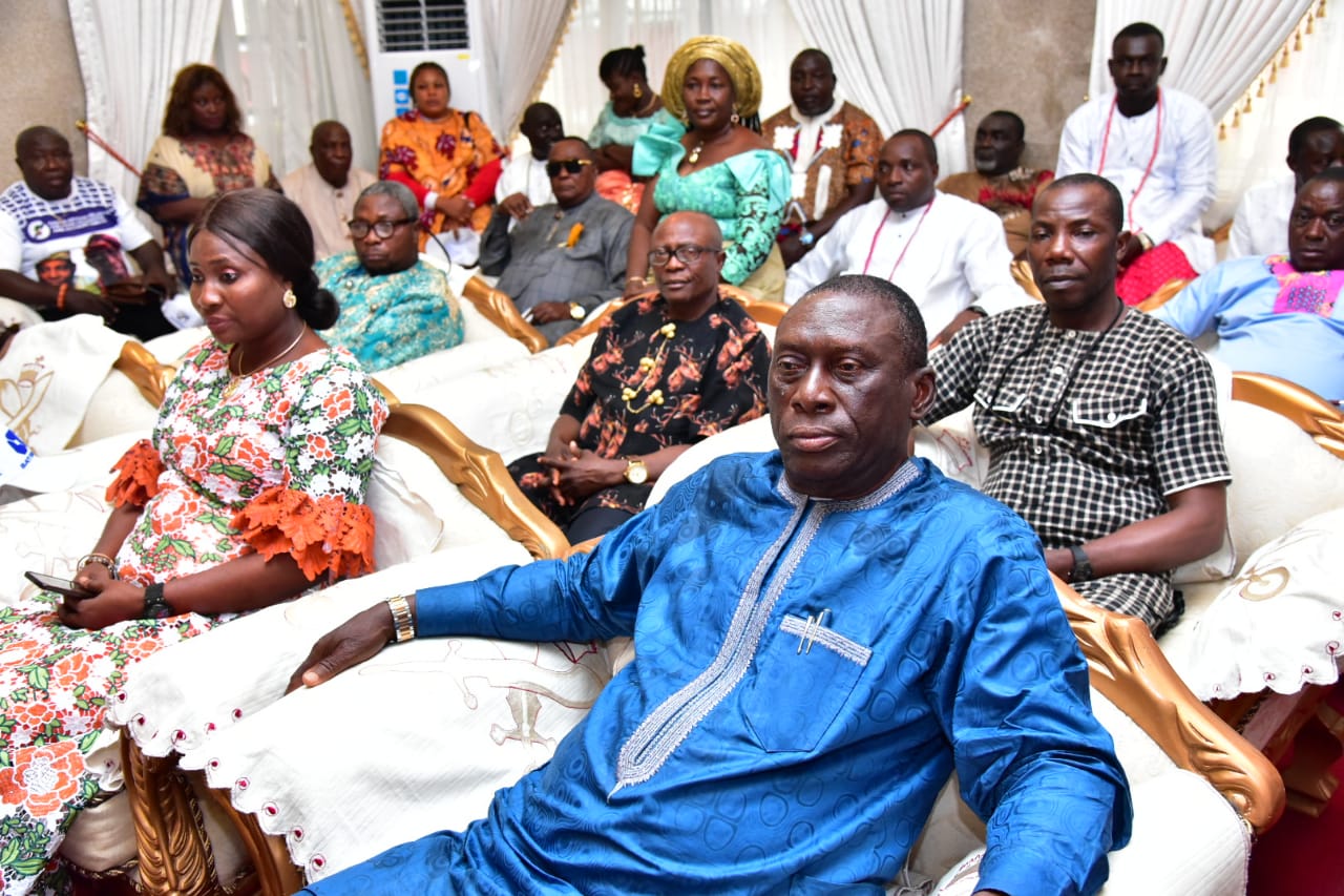 The Olu of Warri ,His Majesty Ogiame Atuwatse 111 Received founder Pastor Reuben Initiative Chief Pastor Reuben Clifford Wilson and his Entourage ahead of today's Inauguration.