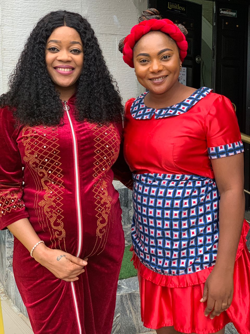 Ex Miss Nollywood international Amb Sonia Sunday Konyefa is currently in another Movie set